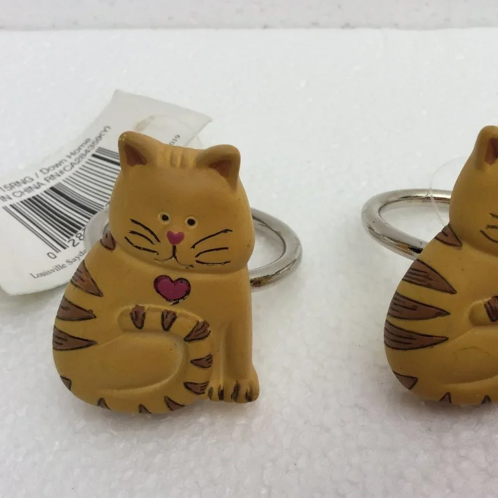 NEW Lot 3 Cats Napkin Holders